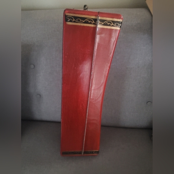 Ethan Allen box home size 16" x 5" + red pink green black brown gold - Picture 11 of 16